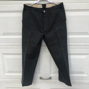Vintage Humphrey Heavyweight Wool & Viscose Flat Front Pants